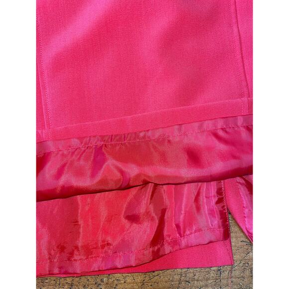 Womens Black Label by Evan Picone Red Coral Sleeveless Sheath Midi Dress 10‎ - Picture 7 of 8